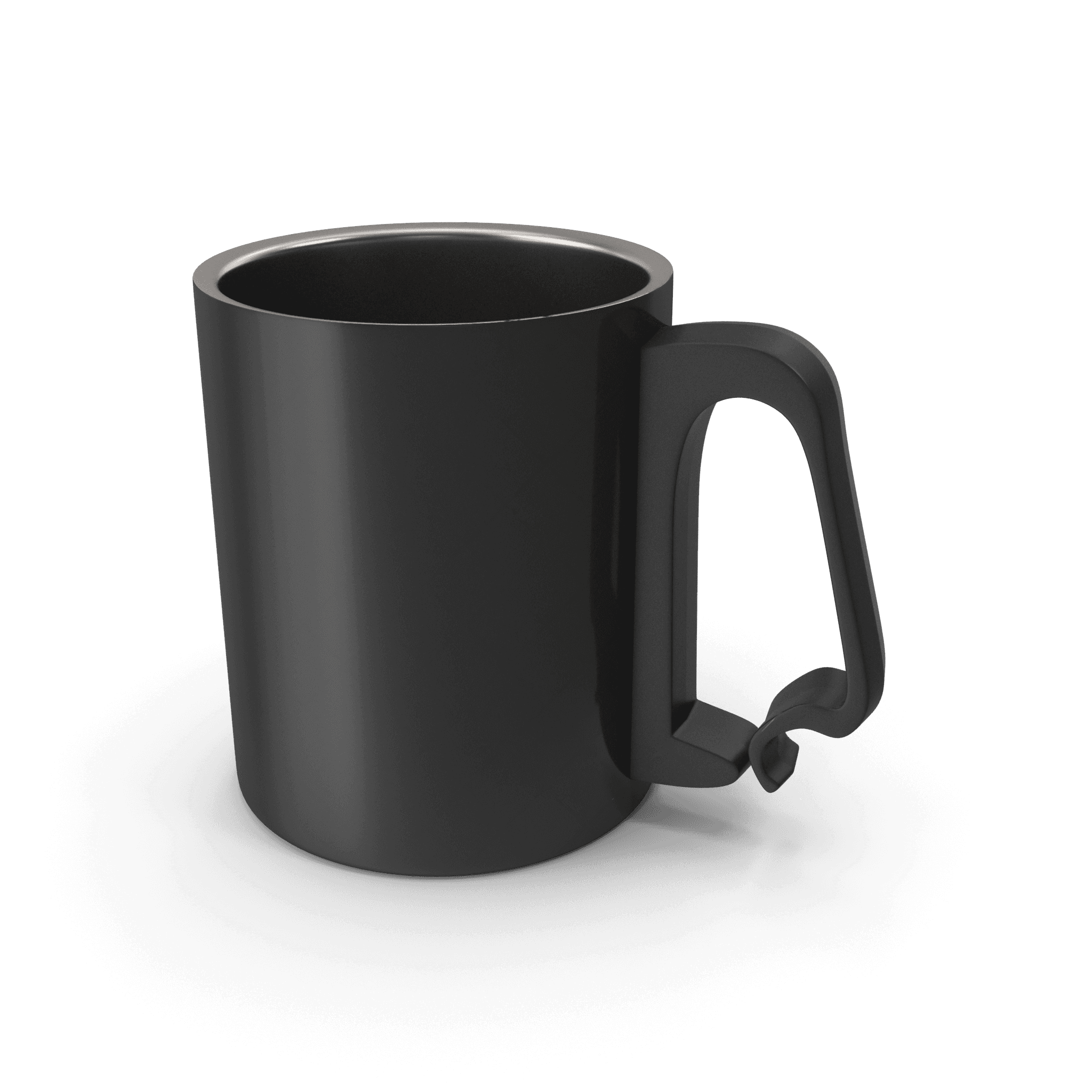 Black Aluminium Cup - Thumbnail 2